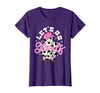 Let's Go Ghouls Cow Print Halloween Costumes Let's Go Ghouls Cowgirl Western Spooky Halloween Cute Retro T-Shirt - Purple