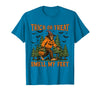 Bigfoot Halloween Costume Party Outfits Trick Or Treat Smell My Feet Bigfoot Halloween Sasquatch T-Shirt - Sapphire Blue