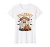 Bullsheet Highland Cow Ghost Halloween Tees Moo... I Mean Boo Bullsheet Highland Cow Ghost Halloween T-Shirt - White