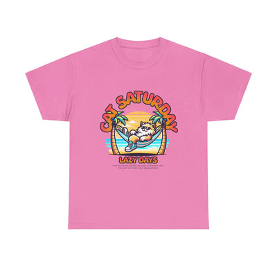 GENERIC cat Unisex Heavy Cotton Tee Azalea