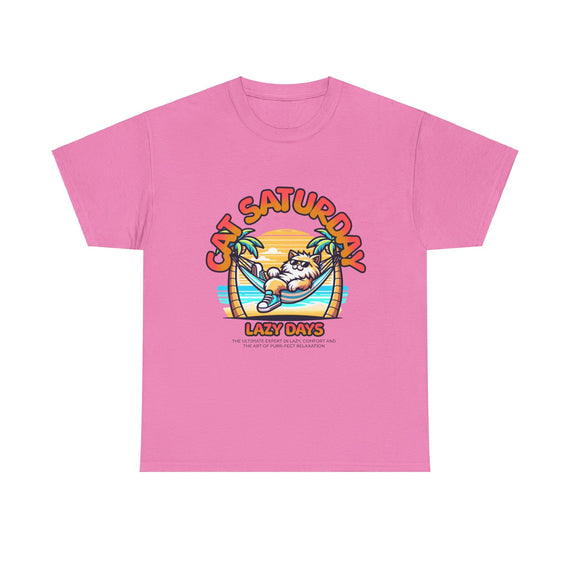 GENERIC cat Unisex Heavy Cotton Tee Azalea - As Pictured