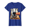 Mademark Boop The Snoot Funny Polar Bear Design T-Shirt - Royal Blue