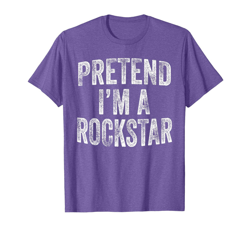 Funny Halloween Party Matching Family Costumes Tee Pretend I'm A Rockstar Costume Family Halloween Rock Star T-Shirt -