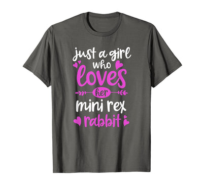 Just a Girl Who Loves Her Mini Rex Rabbit T-Shirt
