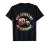 Mademark She Loves Like An Elephant Mother Child Bond T-Shirt - Men - Black