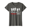 Zombie Dance Costume Halloween Party Tee Funny Zombie Halloween Shirt I’m Just Here to Thriller Dance T-Shirt - Asphalt Grey
