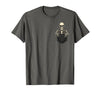 Funny Pocket Skeleton Halloween T Shirt For Men Funny Skeleton in The Pocket Halloween Kids Teens Adults T-Shirt - Asphalt