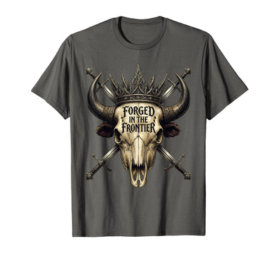 Cow Mademark Buffalo Soldiers Forged in the Frontier T-Shirt