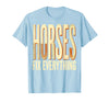 Mademark Horses Fix Everything Equestrian Design T-Shirt - Men - Baby Blue