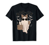 Halloween Boo-Jee Leopard Ghost Coquette Bow Coquette Leopard Ghost Coffee Boo-JEE Halloween Boujee Ghost T-Shirt - Black