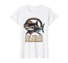 Mademark Swim With The Sharks Bold Ocean Design T-Shirt - White