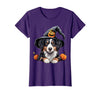 Australian Shepherd Dog Lover Halloween T-Shirts Australian Shepherd Lover - Australian Shepherd Halloween T-Shirt - Purple