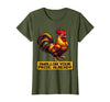 Mademark Swallow Your Pride Already Dirty Humor Design T-Shirt - Women - Olive Green