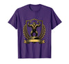 Mademark Monkey Flexing Muscles on Gym Podium T-Shirt - Men - Purple