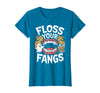Spooky Dental Office Halloween Dental Crew Ghost Floss Your Fangs Dental Halloween Shirt Dentist Halloween T-Shirt -