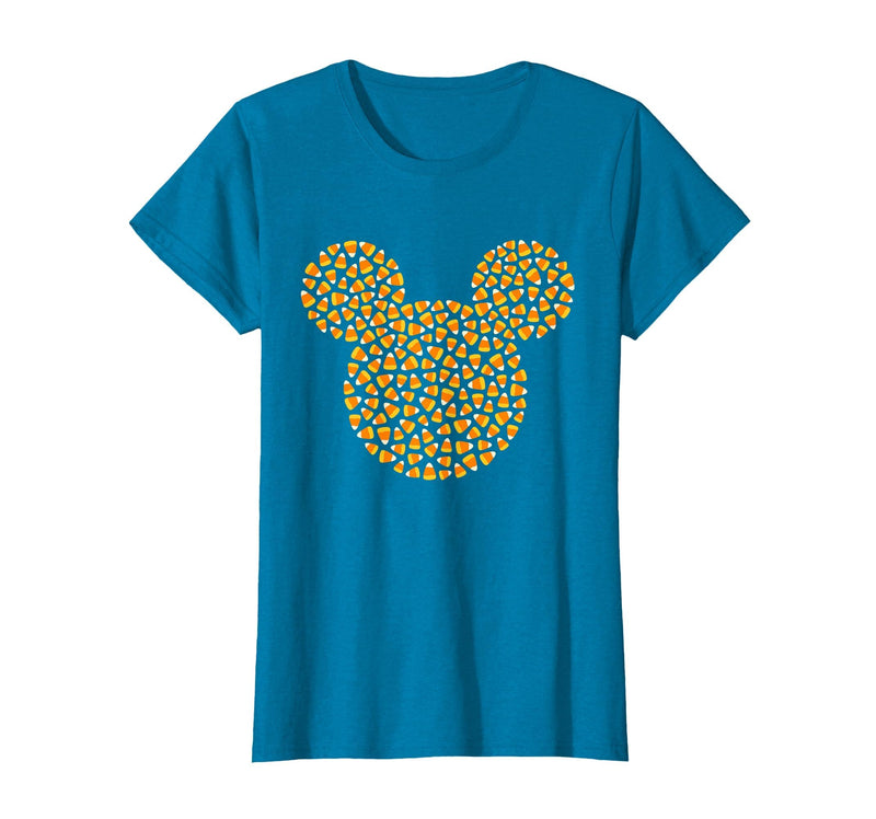 Disney Mickey Mouse Candy Corn Halloween T-Shirt - Sapphire Blue