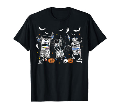 Cute Ghost Halloween Nurse Spooky Season Halloween ICU Nurse Propofol Mummy NICU PICU Nurse Tech T-Shirt