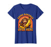 Mademark Going Bananas Over Here Funny Monkey Design T-Shirt - Women - Royal Blue