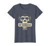 Mademark Go Bananas or Go Home Funny Monkey Design T-Shirt - Women - Heather Blue