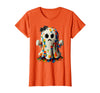 Block Building Halloween Ghost Brick or Treat Boys Halloween Master Builder Ghost Kids Building Blocks Bricks T-Shirt -