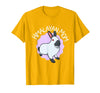Himalayan Rabbit Mom T-Shirt in Golden Yellow