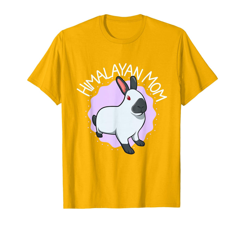 Himalayan Rabbit Mom T-Shirt in Golden Yellow