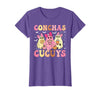 Funny Conchas and Cucuys Mexican Tees Halloween Cute Conchas and Cucuys Ghost Funny Halloween Mexican Ghost T-Shirt - Purple