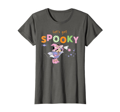 Disney Minnie Mouse Let's Get Spooky Cute Halloween Witch T-Shirt