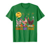 Autumn Pumpkin Chicken Halloween Chicken Farm Fall Halloween Chicken Pumpkin Chick Or Treat Spooky T-Shirt - Kelly Green