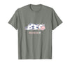 Bad Mood Sleeping Cow Tee Moooody Cow Beef Milk Farm Animals T-Shirt - Olive Heather