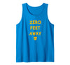 IfYouKnowYouKnow Zero 0 Feet Away Funny Gay Cruising Tank Top - Sapphire Blue