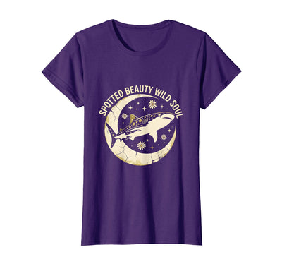 Spotted Beauty Wild Soul Whale Shark Design T-Shirt