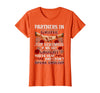 You Are Deaf And I Don't Speak English Partners in Crime Just Remember If We Get Caught T-Shirt - Orange