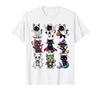 Halloween Cat Apparel Halloween Cat T-Shirt - Spooky Kittens Costume T-Shirt - White