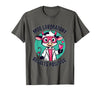 Mademark Moo Laboratory Results Positive Cow Design T-Shirt - Asphalt Grey