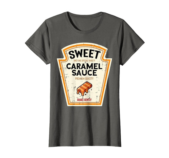 Halloween Shirts For Women Men Kids Boys Girls Halloween Caramel Sauce Funny Food Costume Women Men Kids T-Shirt - Asphalt