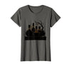 Mademark Vintage Halloween Potion Bottles Dusty Shelf T-Shirt - Asphalt Grey