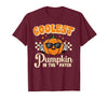 Halloween Shirts For Women Men Kids Boys Girls Halloween Coolest Pumpkin in Patch Costume Boys Kids Youth T-Shirt - Burgundy