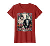 The Lovers Tarot Card Spooky Halloween Women Men The Monster Frankenstein and Bride The Lovers Tarot Card T-Shirt -