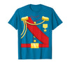 Prince Halloween Great Gift Costume Co. Prince Costume Funny Charming Prince Tee for Kids & Adult T-Shirt - Sapphire Blue