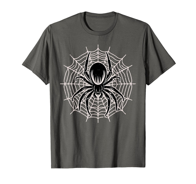 Halloween Shirts For Women Men Kids Boys Girls Halloween Spider with Web Vintage Costume Men Boys Kid Women T-Shirt -