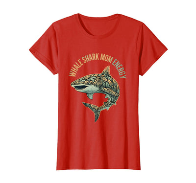 Whale Shark Mom Energy Ocean Lover Design T-Shirt