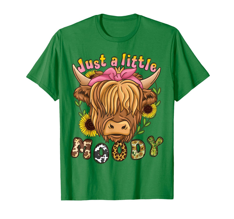 Scottish Highland Cow Lover And Owner Co. Highland Cow Scottish Highland Cow T-Shirt - Kelly Green