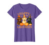 Art-Wear Happy Lab-O-Ween Labrador Halloween Dog Lover Design T-Shirt - Purple Heather
