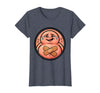 Mademark Tummy Ache Survivor Cute Stomach Bandage Graphic T-Shirt - Women - Heather Blue