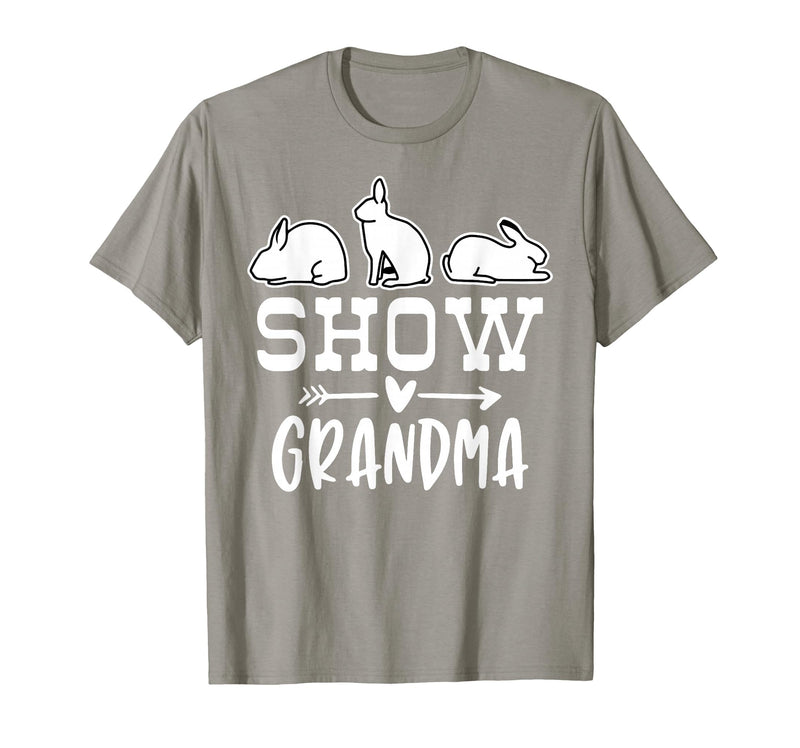 Show Rabbit Grandma T-Shirt in Slate Grey