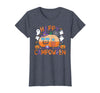 Spooky Camp-O-Ween Ghosts and Campfire Apparel Happy Camp-O-Ween Halloween Camping Ghosts and Campfires T-Shirt - Heather