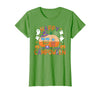 Spooky Camp-O-Ween Ghosts and Campfire Apparel Happy Camp-O-Ween Halloween Camping Ghosts and Campfires T-Shirt - Grass Green