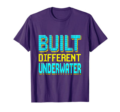 Built Different Underwater Hammerhead Shark Design T-Shirt