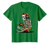 halloween skeleton shirts for teen boys men kids Halloween Skeleton Gamer Video Gaming Funny Gaming Skeleton T-Shirt - Kelly